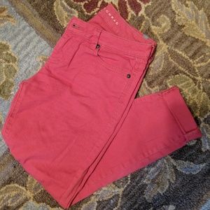 Red jeans by Lauren Conrad